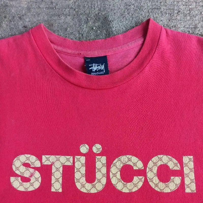 KAOS VINTAGE 90s STUSSY GUCCI MONOGRAM  photo 1
