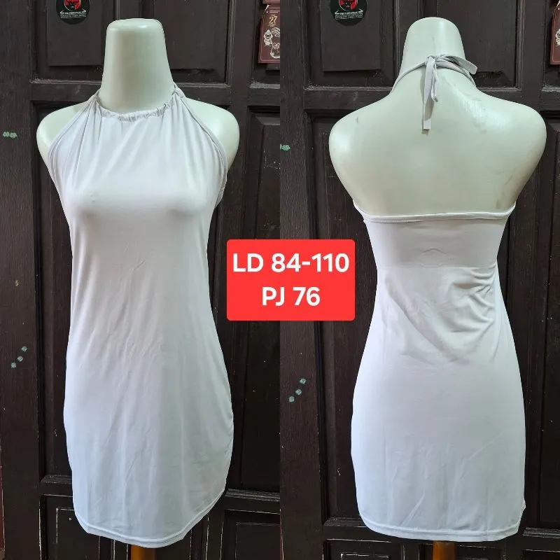 Mini Dress Press Body Putih photo 1