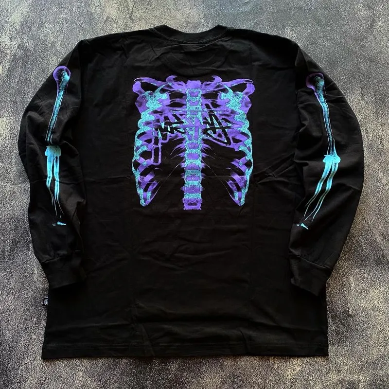 LONGSLEEVE STUSSY RIB CAGE - Preloved