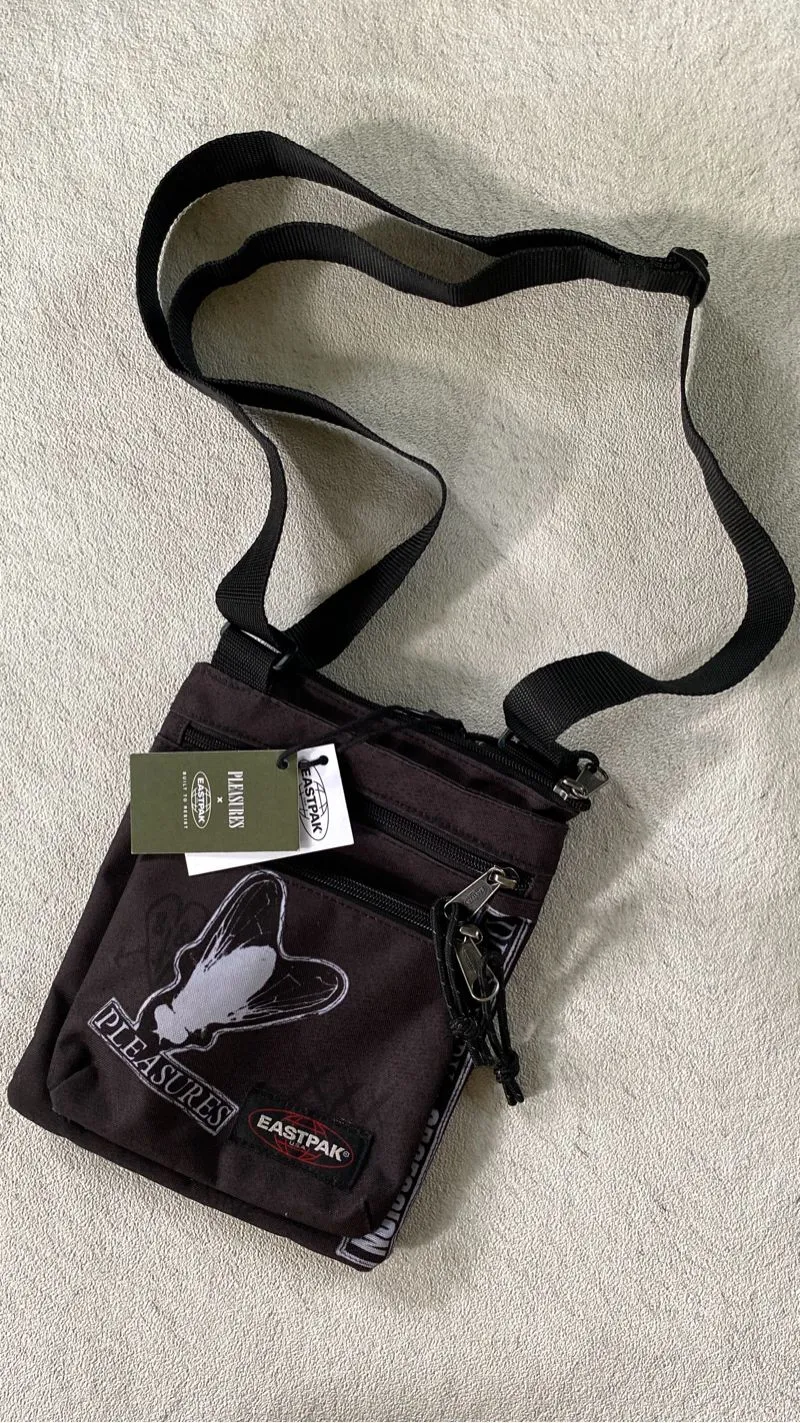 Pleasures X Eastpak Rusher Crossbody Bag Black photo 1