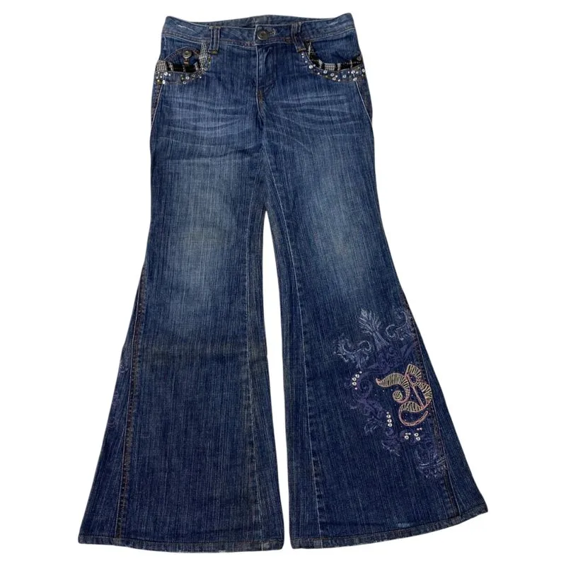 Y2k flared jeans photo 1
