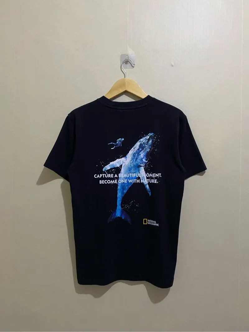 NATIONAL GEOGRAPHIC WHALE TEES Preloved