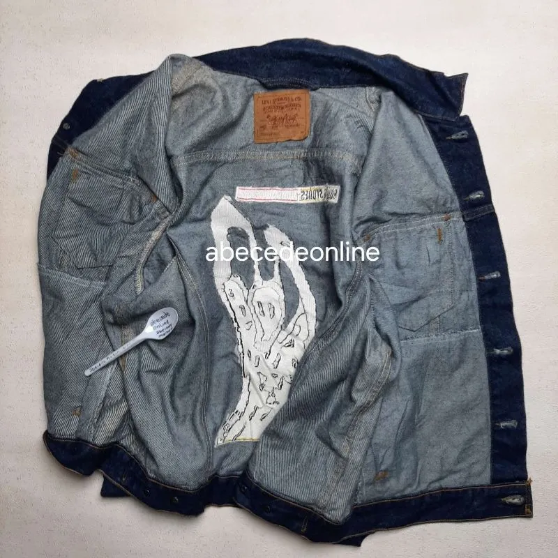 Levis Denim Jacket Rolling Stones 90s Voodoo Lounge size xl