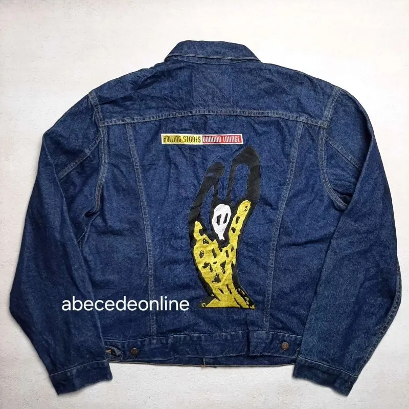 90s Levis × Rolling Stones Voodoo Lounge Levis Denim Jacket Rolling Stones 90s Voodoo Lounge size xl