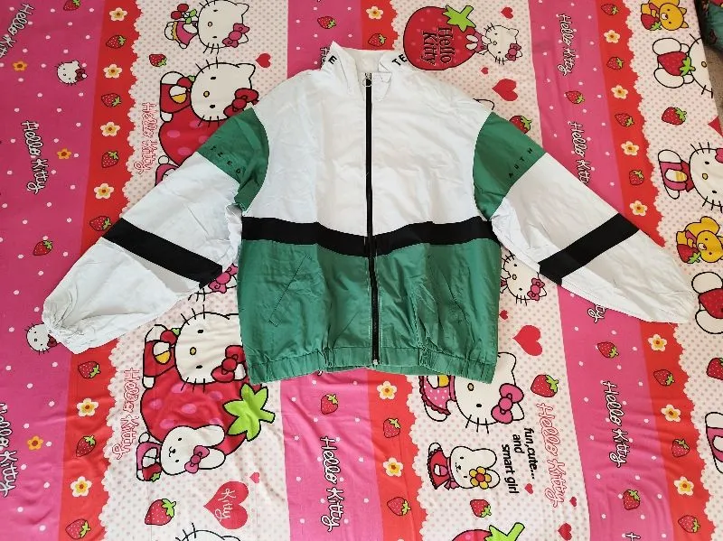 Jaket WINDBREAKER ATTENTION/color block photo 1