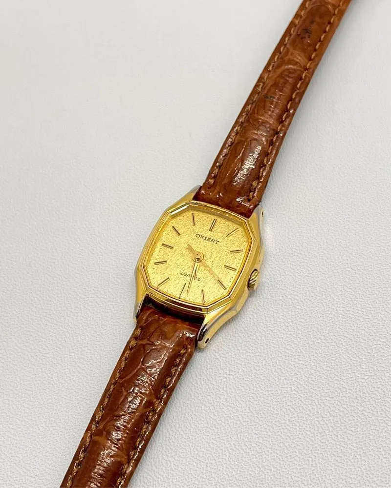 Orient ladies gold textured dial photo 1