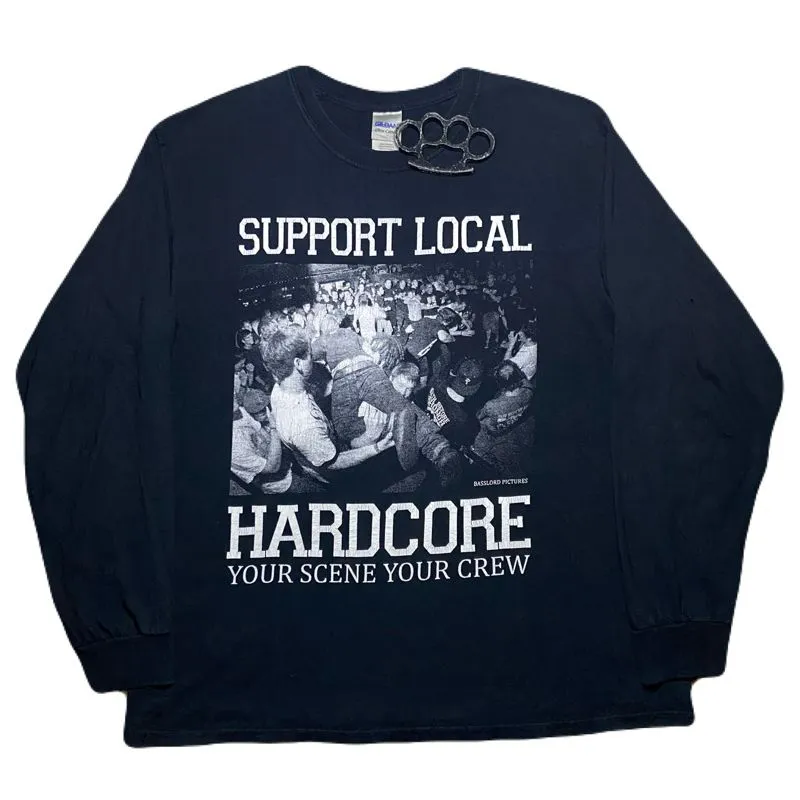 LONG SLEEVE SUPPORT LOCAL HARDCORE photo 1