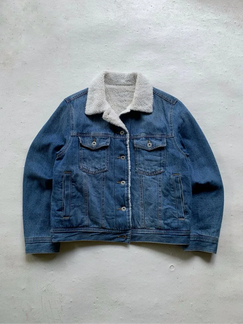 GU Trucker Denim Sherpa Jacket photo 1