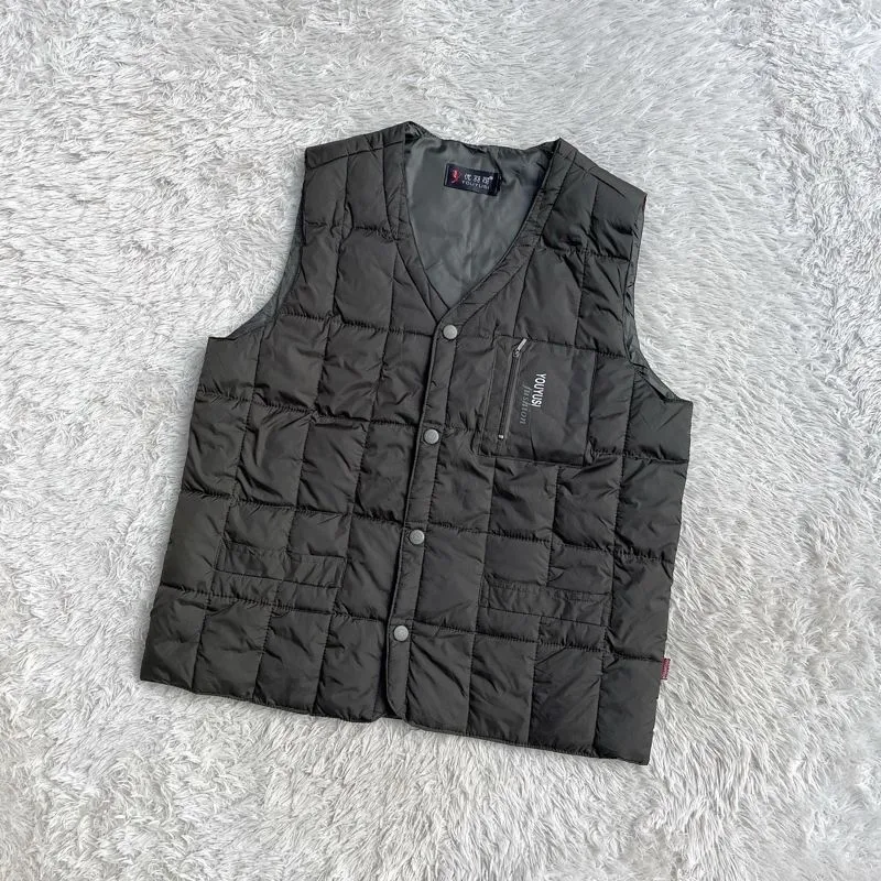 Youyusi Vest Ultra Light Puffer Quilted Jacket Olive Green photo 1