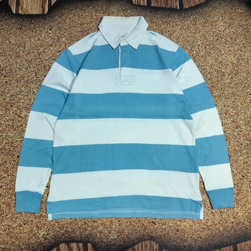 rugby shirt kaos lengan panjang LANDS END CANVAS long sleeve photo 1