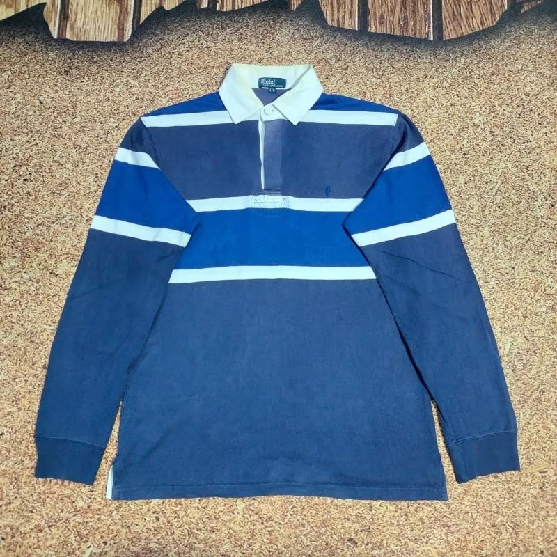 rugby shirt striped POLO RALPH LAUREN kaos panjang kerah  photo 1