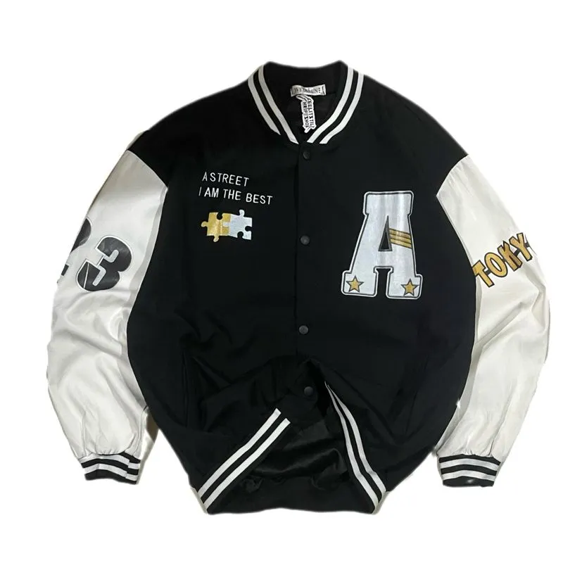 WEDILEN Korean Brand Cotton Varsity Jacket photo 1