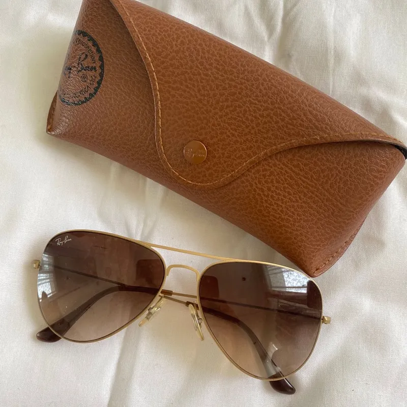 Kacamata Brown Gradient Mirrored Ray Bans Ray Ban Vintage Casual
