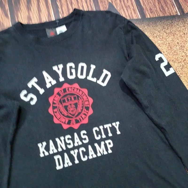 kaos panjang pria hitam BARCEDOS STAY GOLD long sleeve pria  photo 1