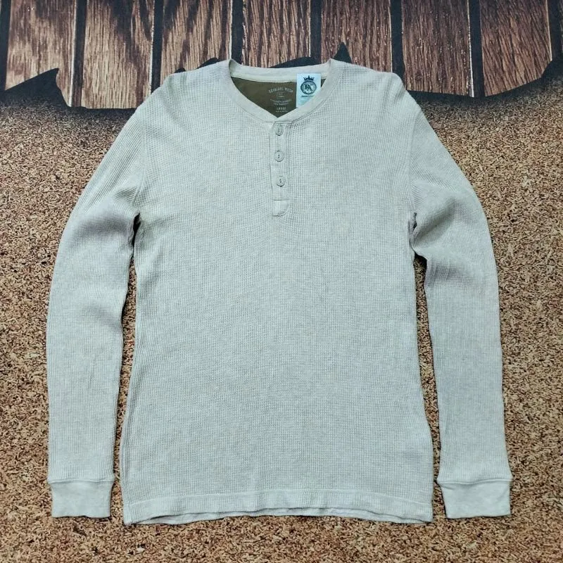 kaos lengan panjang sweater rajut UNIQLO ORIGINAL WASH  photo 1