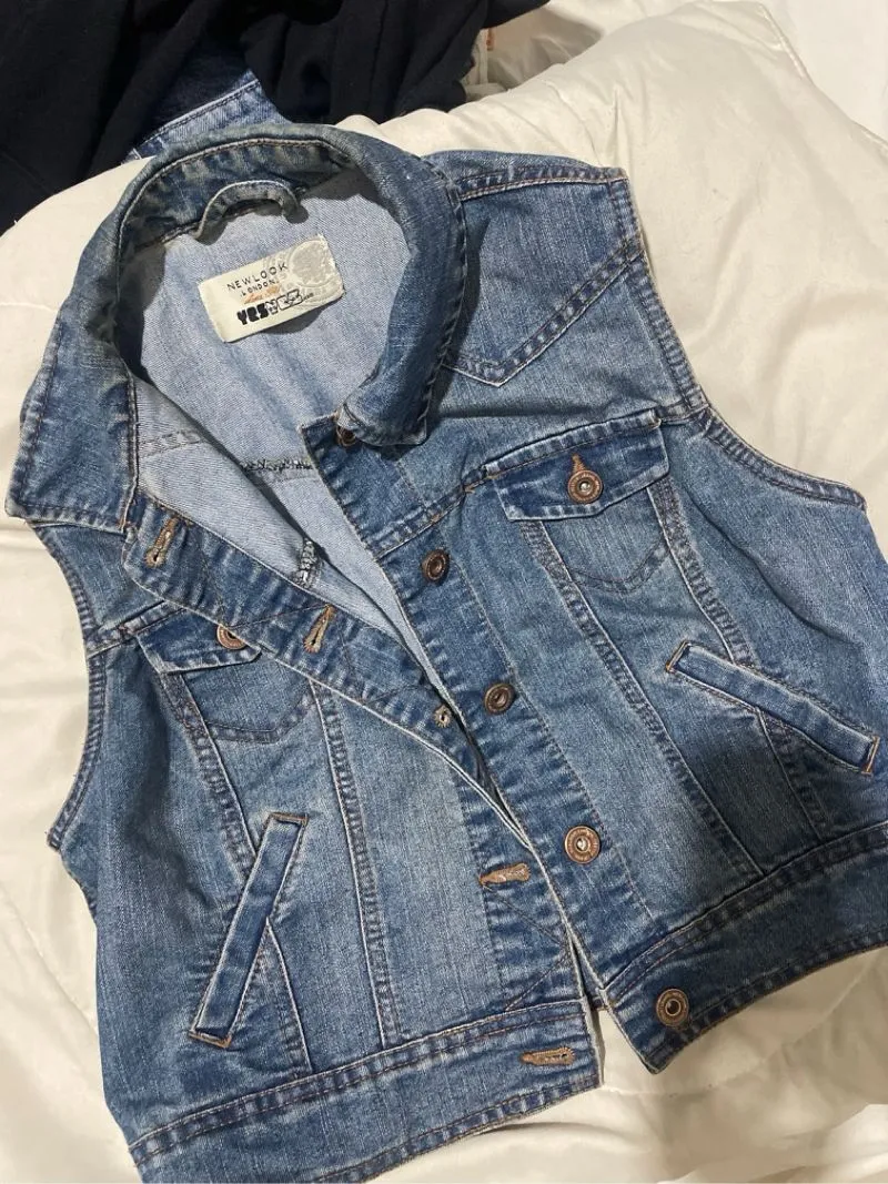 New Look denim vest photo 1