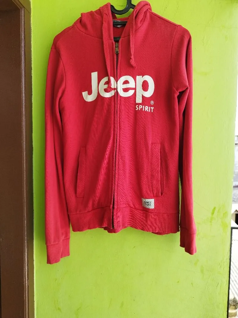 HOODIE JEEP FULLZIPPER/FULLTAG/ZIPPER EMBOSH JEEP  photo 1