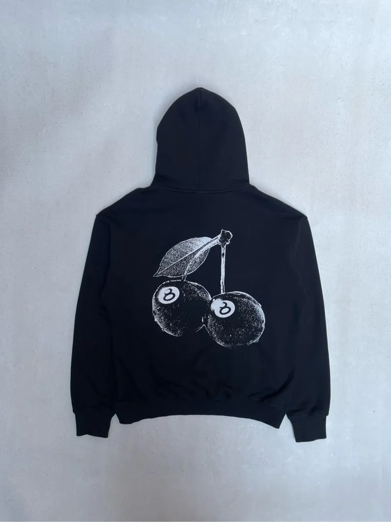 Stussy 8 Ball Cherry Hoodie Black photo 1