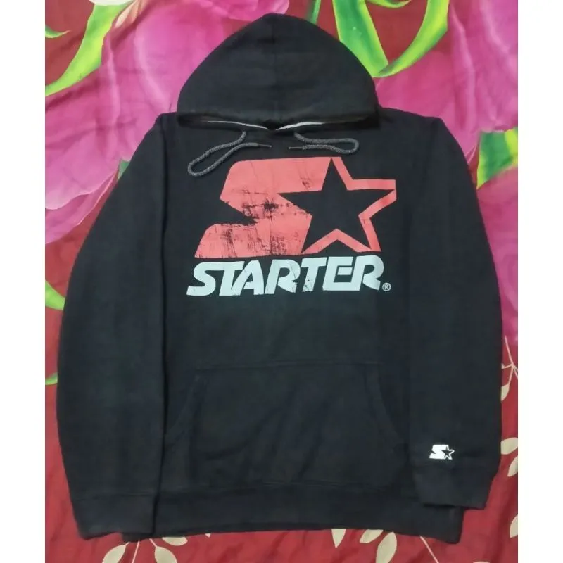 Hoodie Starter Vintage Big Logo Black photo 1