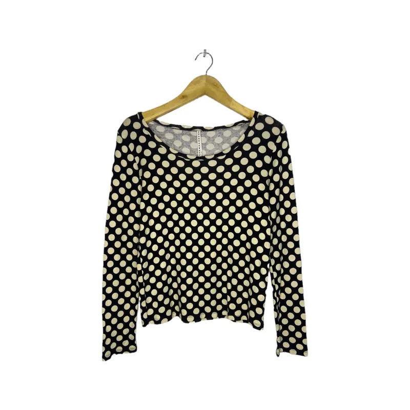 Issey Miyake Avant Garde Minimalist Crop top Wanita white black photo 1