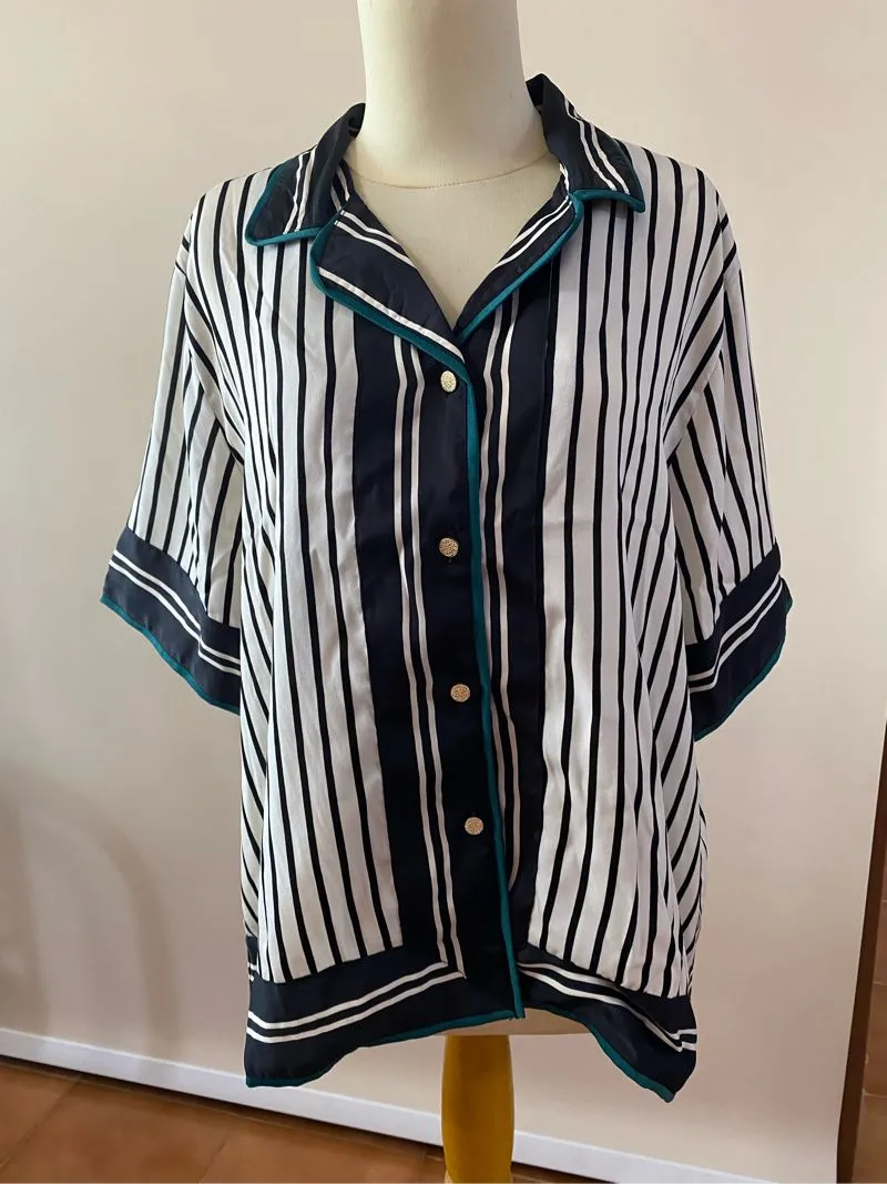 Kemeja stripes unisex photo 1