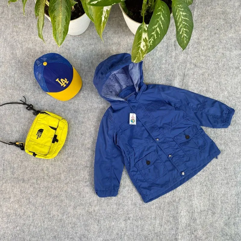 Jacket parka anak minkmui biru cakep photo 1