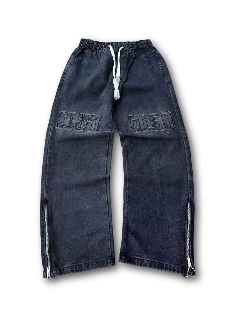 Baggy jeans black wash photo 1