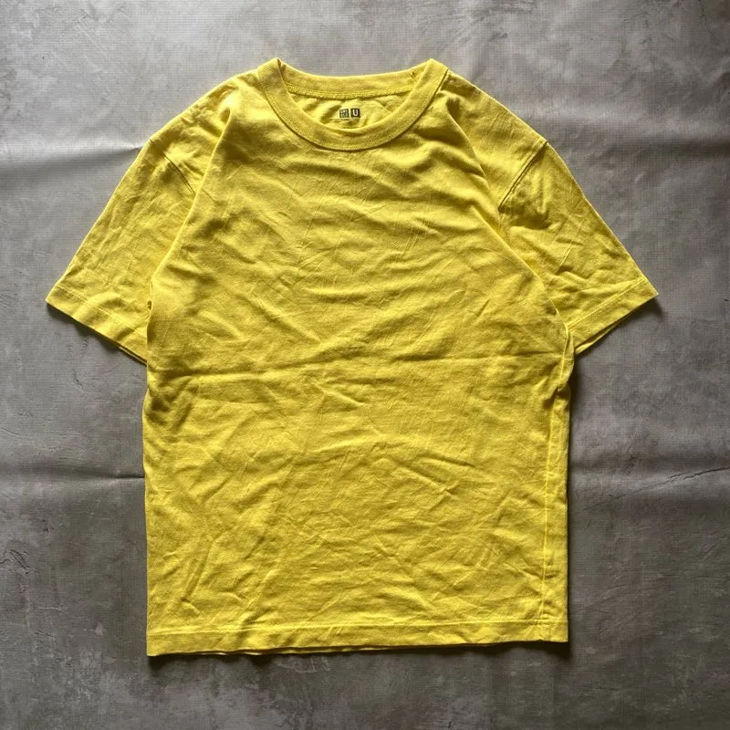 T-shirt uniqlo yellow photo 1