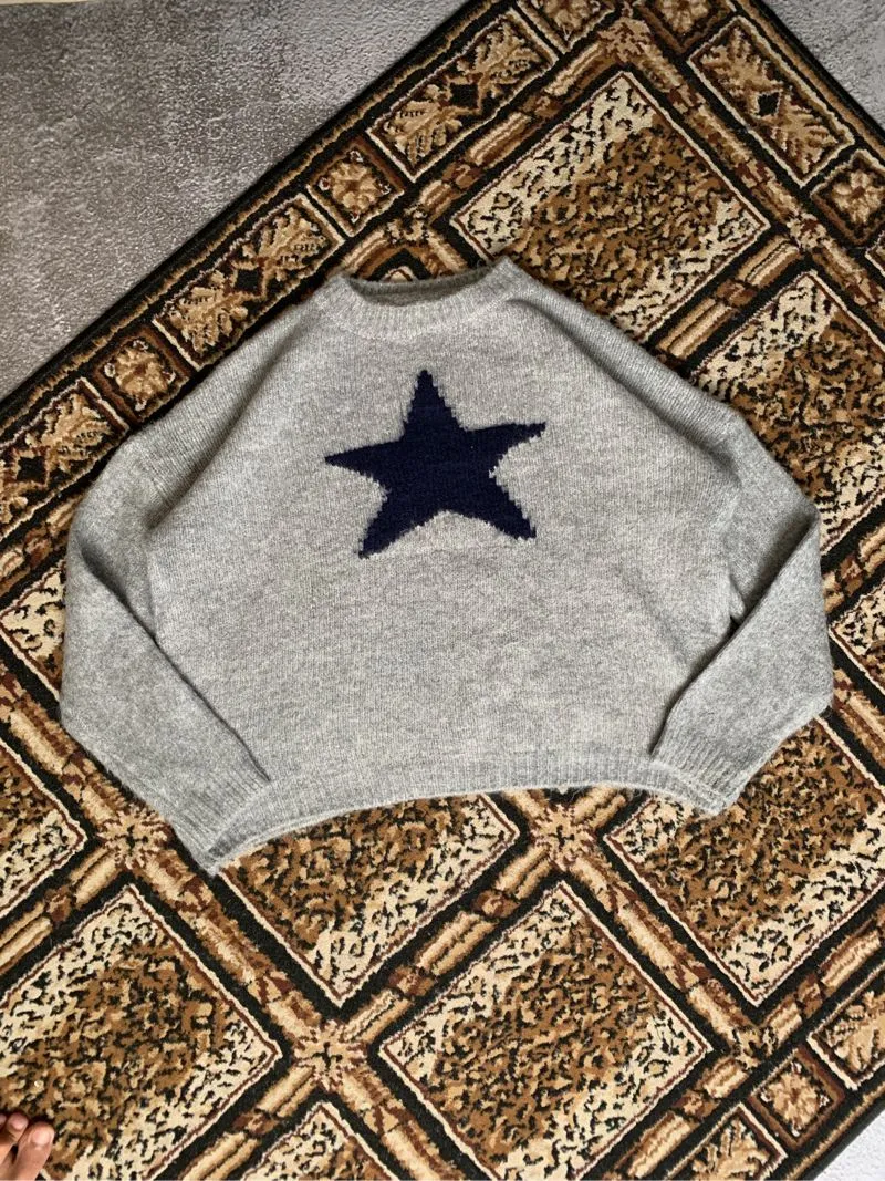 KNIT SWEATER BOXYCUT photo 1