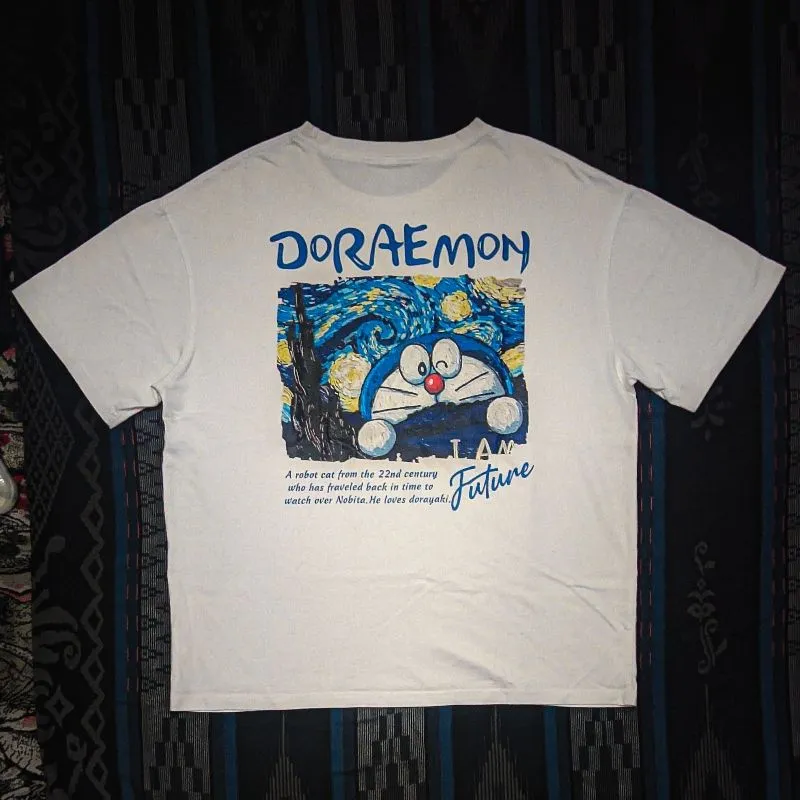 T-shirt Oversize Doraemon Van Gogh  photo 1