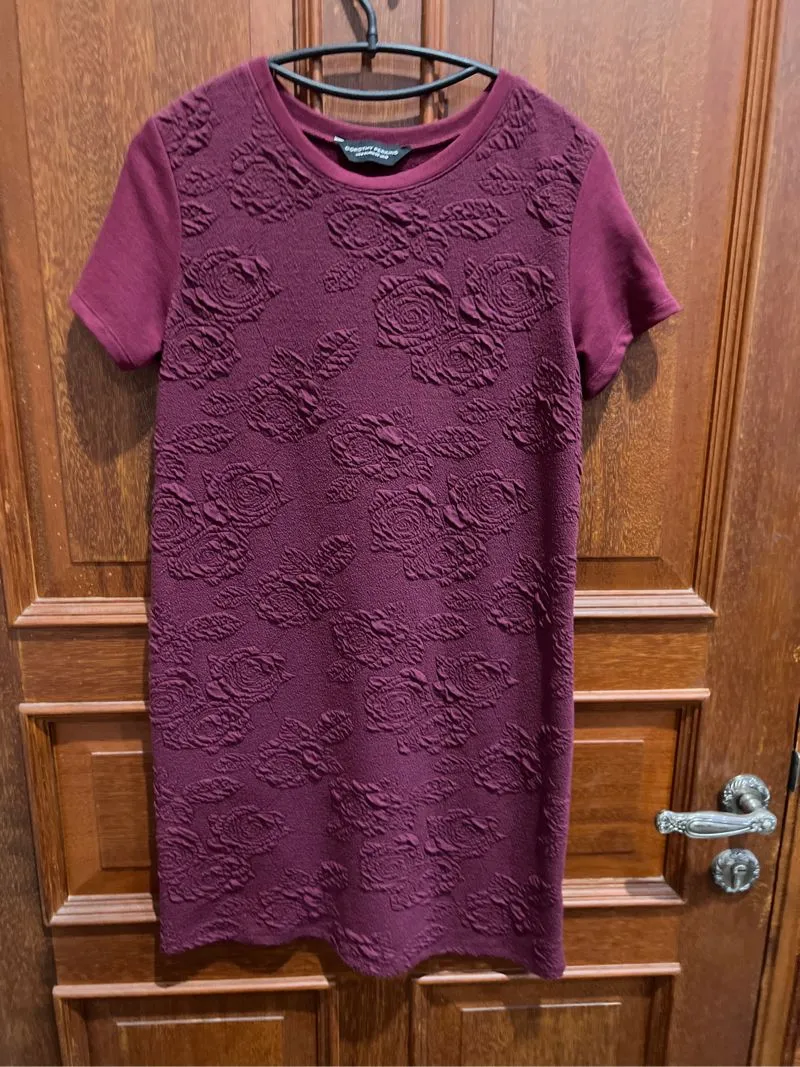 Dorothy perkins maroon dress photo 1