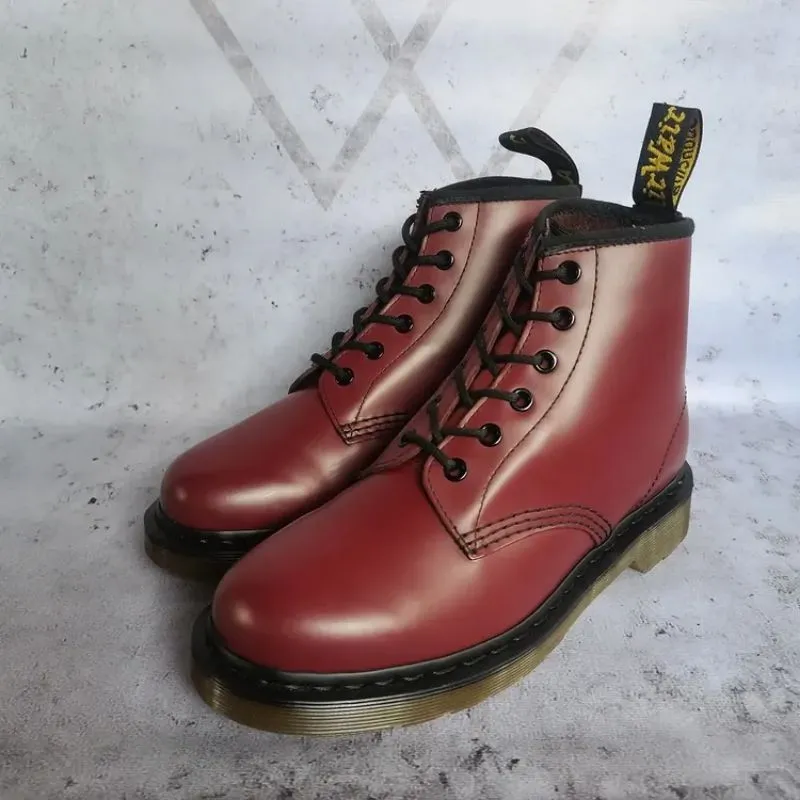 Dr martens 101 red cherry 6 hole photo 1