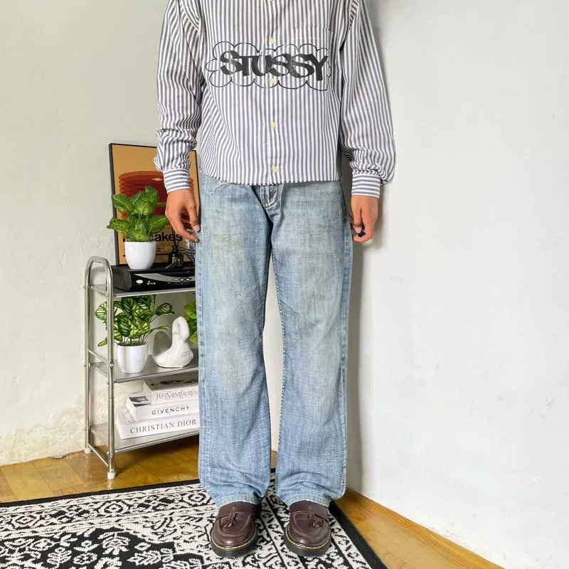 Bufallo black tab faded jeans straight fit photo 1