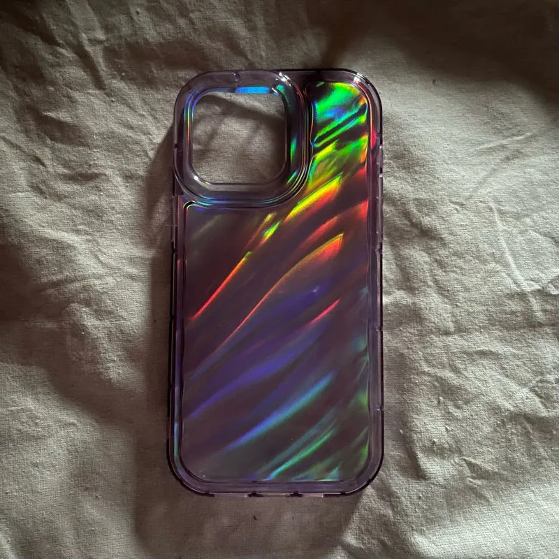 iPhone 15 Pro Max Case - Purple Hologram photo 1