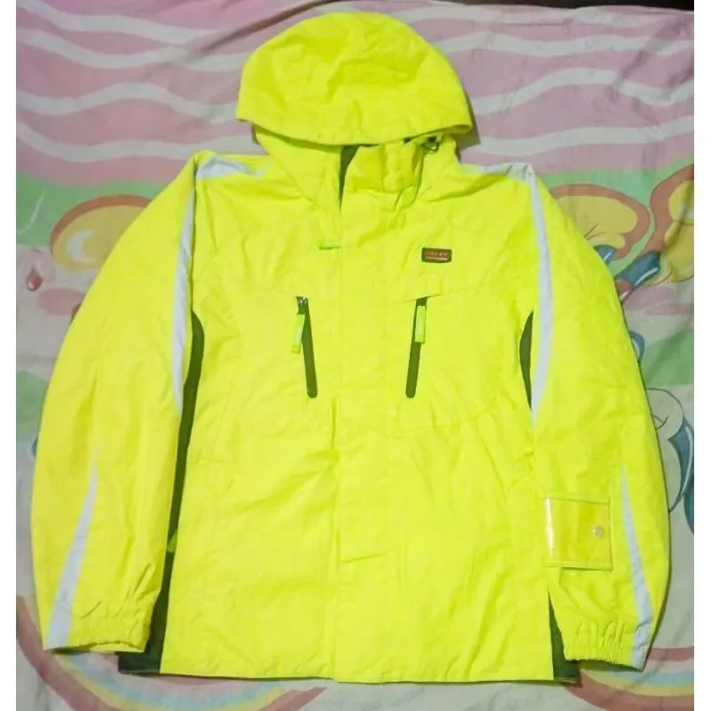 Jaket Outdoor Gorpcore Fablice Hijau Stabilo photo 1