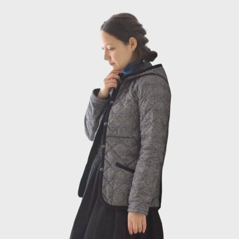 Global work minimalist casual hoodie grey multicolor photo 1