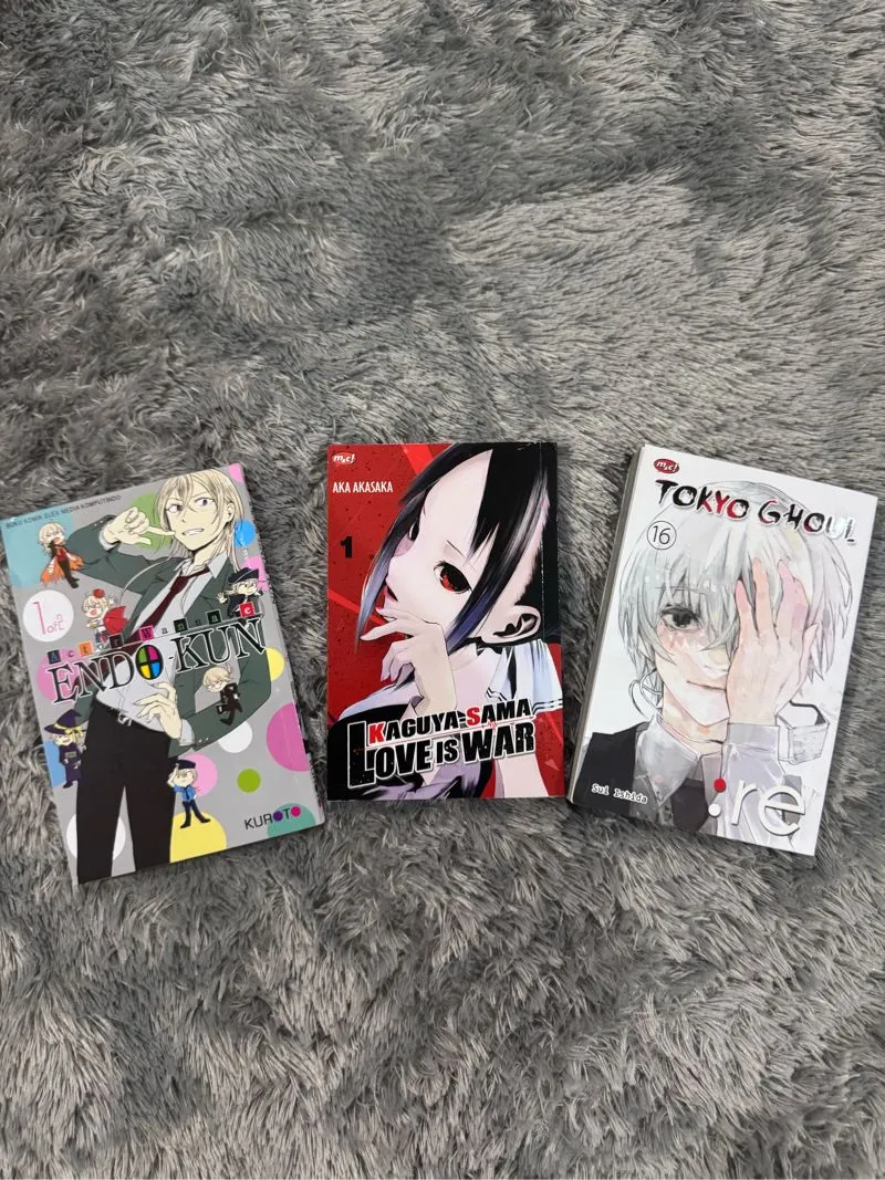 MANGA TOKYO GHOUL , KAGUYA SAMA LOVE IS WAR, ENDO KUN ACTOR photo 1