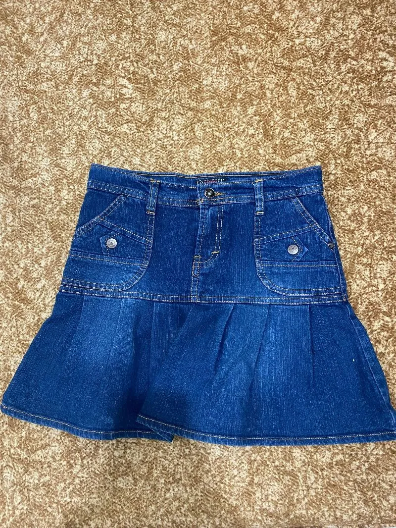 Denim miniskirt  photo 1