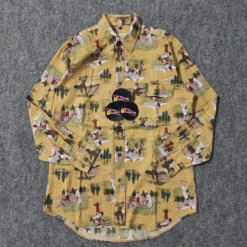 Kemeja Vintage All Over Print Golf photo 1