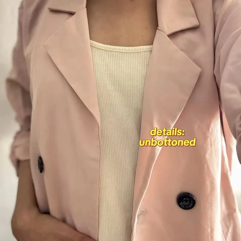 blazer soft pink photo 1
