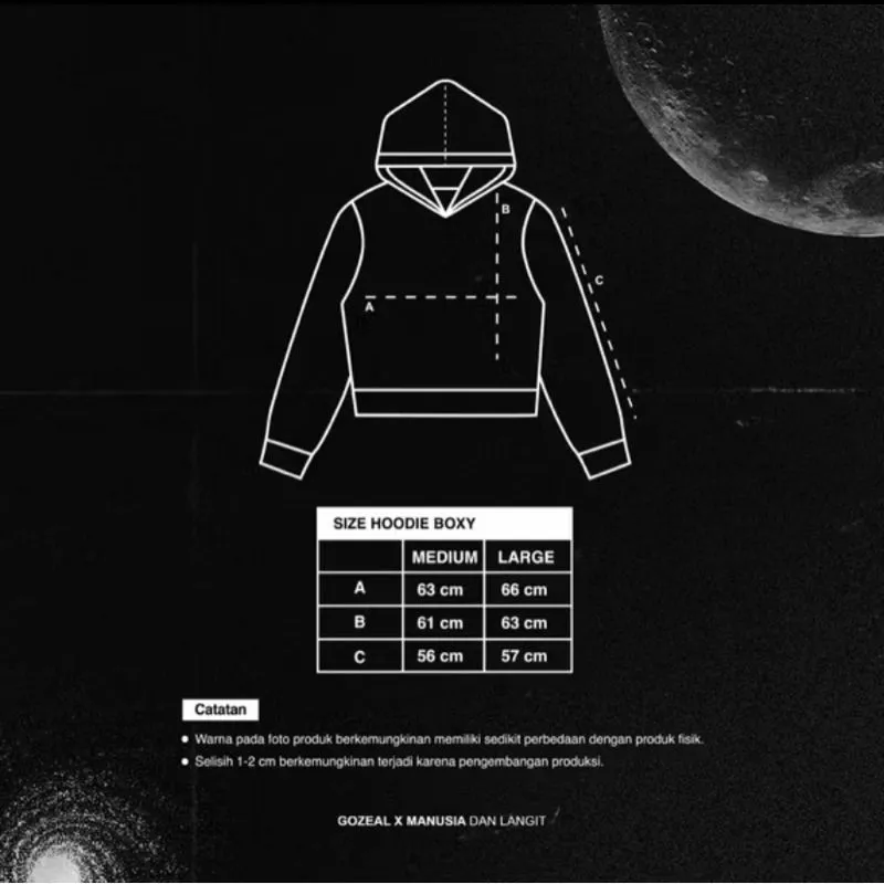 Manusia Langit Gozeal Hoodie Spark Preloved
