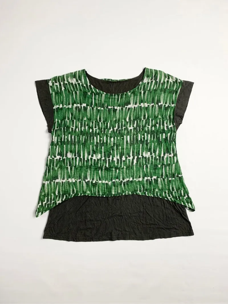 Y2k June Bride Double layer Tee Sleeveless Made In Japan photo 1
