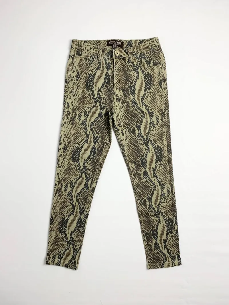 Y2k Roberto Cavalli Jeans Animal Skin Graphic photo 1