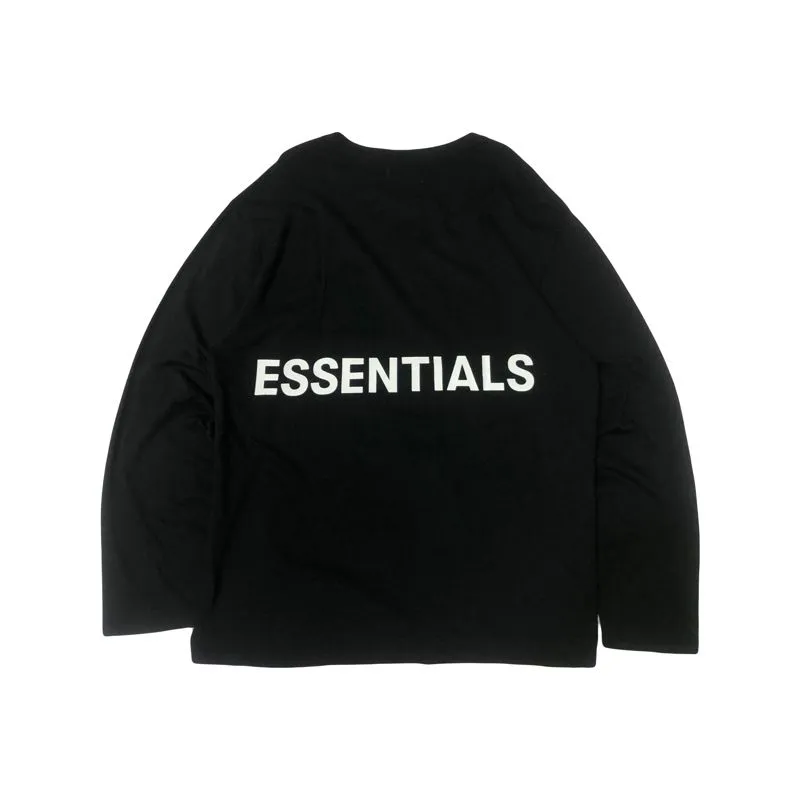 ESSENTIALS FOG x PACSUN Boxy Logo Black Longsleeve photo 1