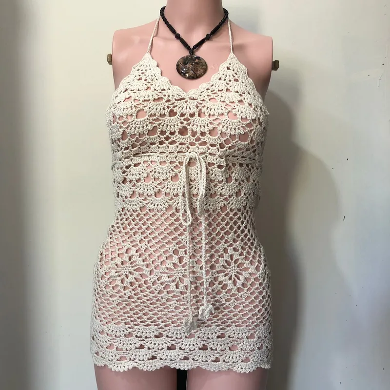 Y2K Fairy Bralette Wanita white cream photo 1