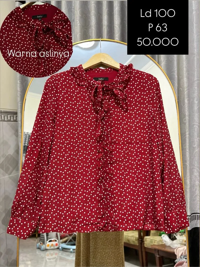 ATASAN KOREA PREMIUM SALE MAROON photo 1