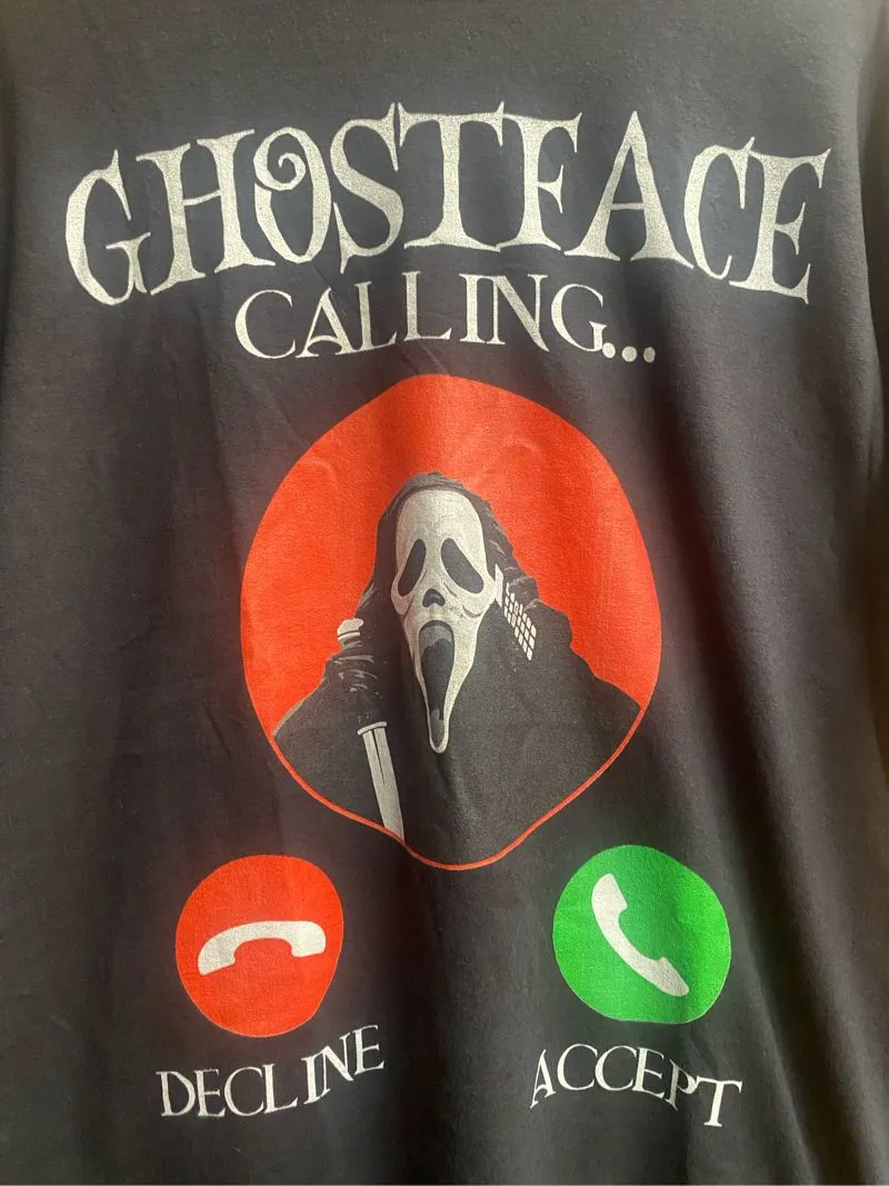 Vintage Ghostface Movie tee photo 1