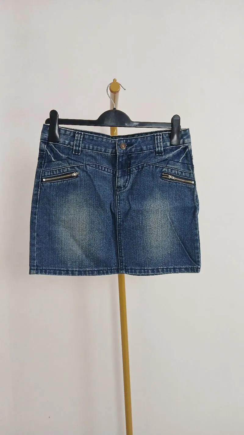 JEANS SKIRT MINI photo 1
