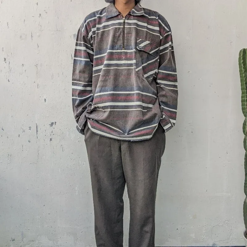KEMEJA HALF ZIP COUMBY  photo 1