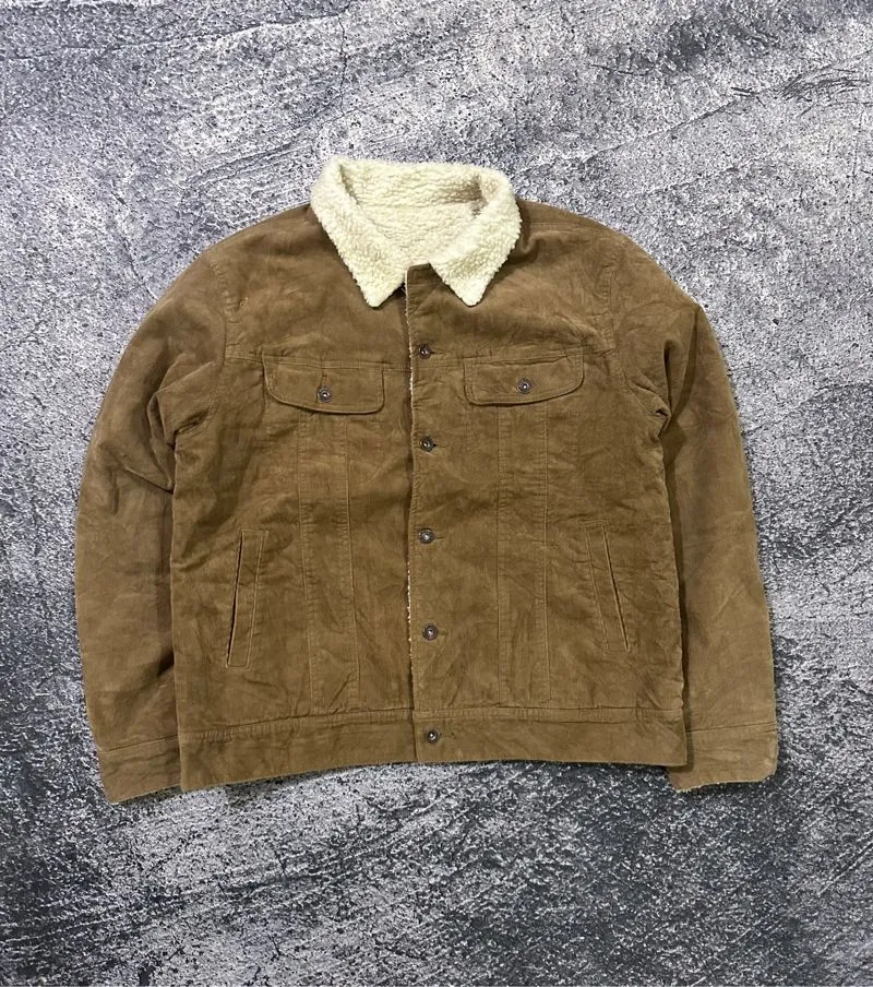 Trucker jaket corduroy global uniqlo photo 1